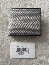Men’s Wallet: Genuine Python Skin