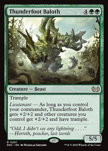 Mtg thunderfoot baloth - mtg, ~