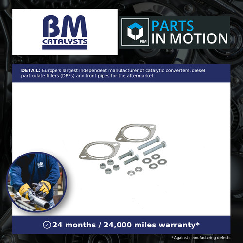 Exhaust pipe fitting kit fits - pipe,