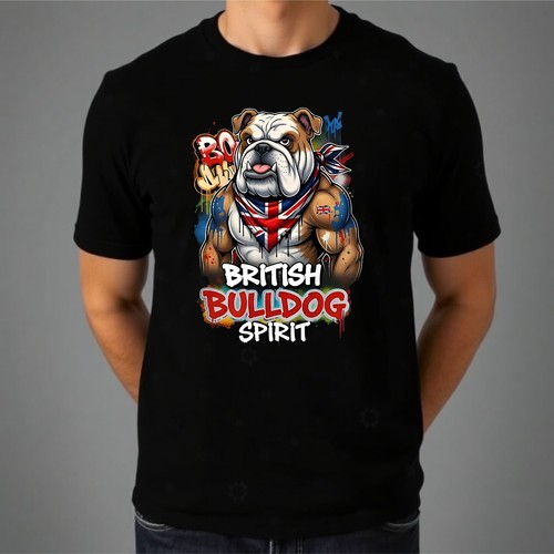 Patriotic british bulldog - british,