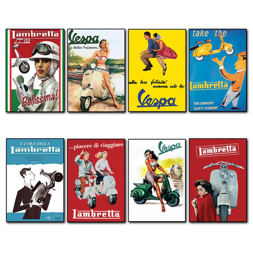 Vespa lambretta vintage - vespa,