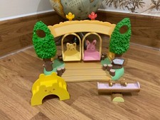 Sylvanian families beautiful flair rainbow nursery playground swing set 100% ❤️