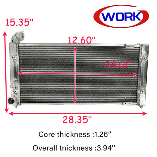 Aluminum radiator fit for - radiator,