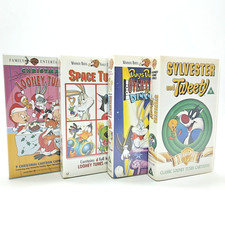 X4 VHS Tape Bundle Looney