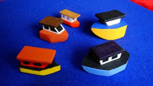 Set wooden hand - 5,