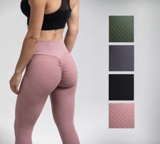 Tik Tok Leggings Bum Butt Lift Sport Gym / premium, honey comb "scrunch bum"