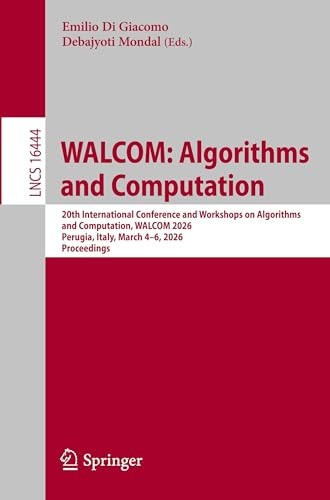 Walcom algorithms and - walcom:,