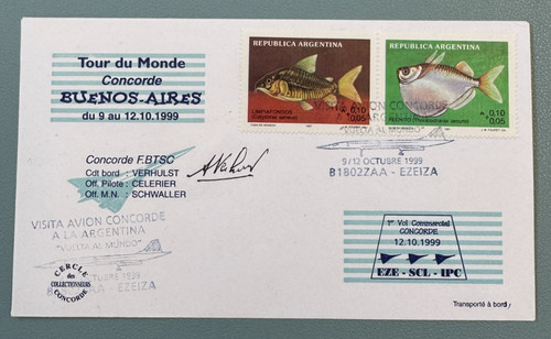 Concorde fdc around the - around, world