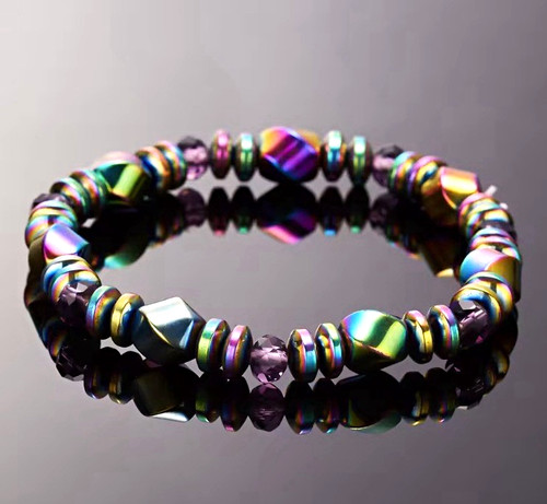 Multicolor magnetic hematite - magnetic,