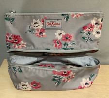 NEW Original Cath Kidston 2 Tier Cosmetic/Toiletries/Make-Up Bag 31 x 21cm