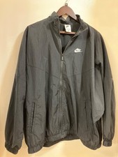Mens NIKE Black Windrunner Jacket UK L -- CG G32