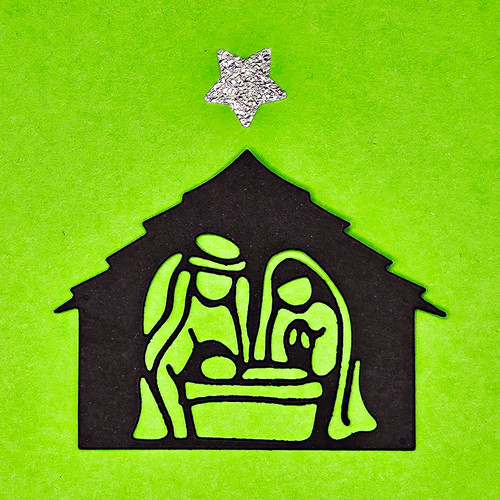 Black nativity scenes die - black,