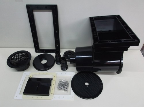 Pond skimmer black wide - ,