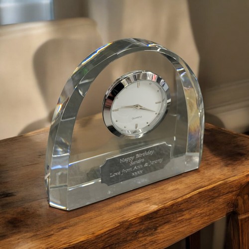 Personalised small glass dome - glass,