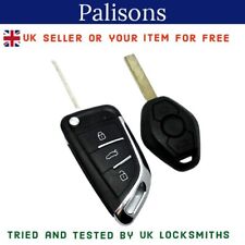 Full upgrade remote flip key fob for BMW 3 E46 E53 E83 X3 X5 UK 433MHZ 