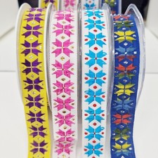 Woven Braid Jacquard Star