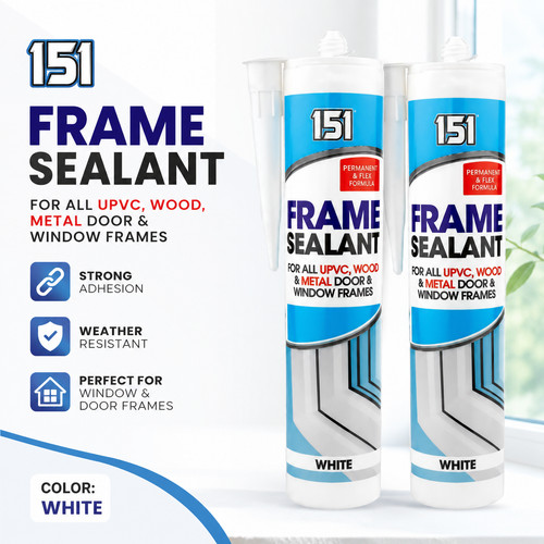 151 frame sealant white upvc - sealant,