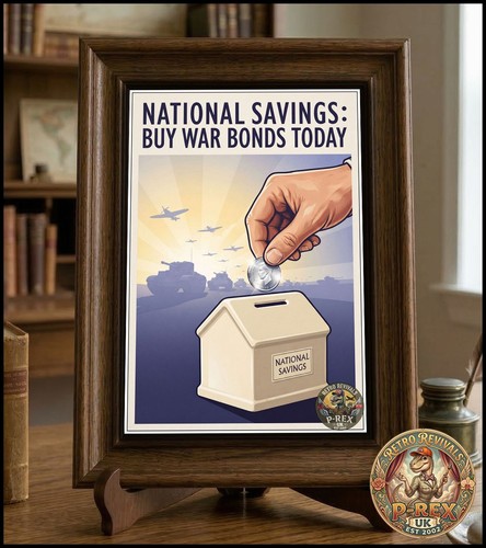 National savings buy war bonds - savings,