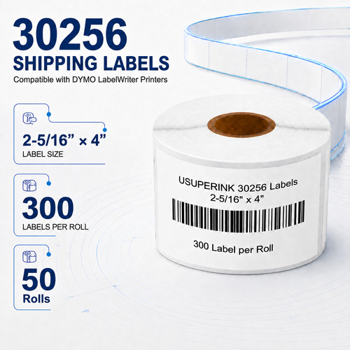 Dymo 30256 compatible white - 30256,