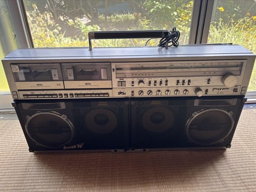 Sharp 909 vintage boombox - sharp,