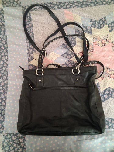 Genuine leather handbag - leather,