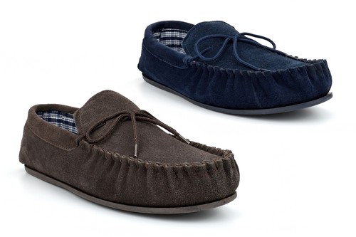 Mens moccasin slippers - moccasin,