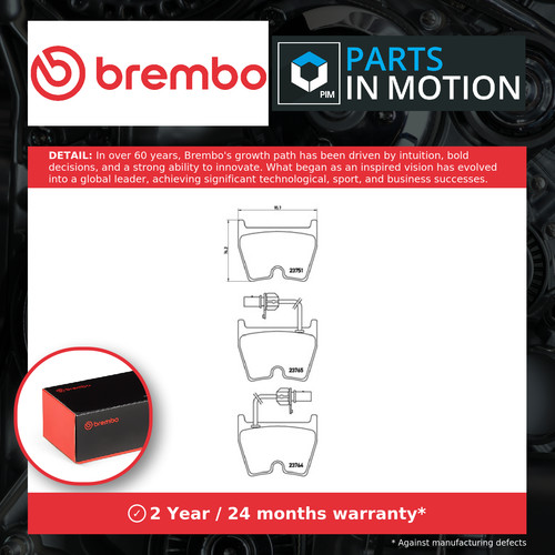 Brake pads set front - brake, p85078
