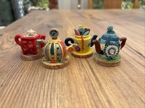 Vintage tetley folks teapots - vintage,