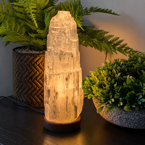 Large selenite tower - large,