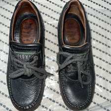 Real leather Black Shoes Flexi