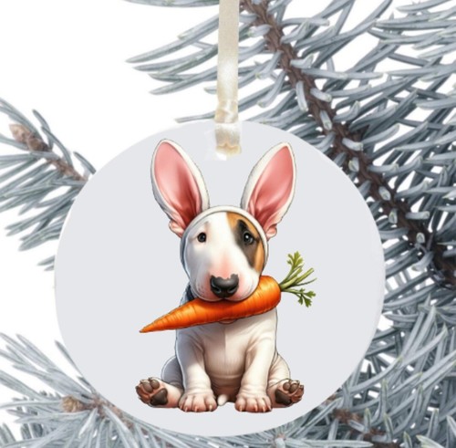 English bull terrier easter - terrier,