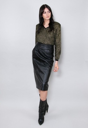 Vintage gold black lurex - vintage,