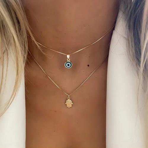 Layered necklace turkish - necklace,
