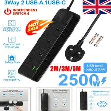 2-5Meter Extension Lead 3 Gang