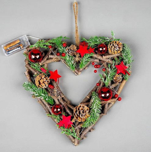 Star wreath 30cm - star,