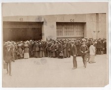 1919 Army Surplus Blanket Sale South Boston Army Base 8x10 Original News Photo