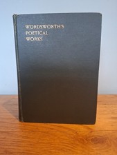 Wordsworth's Poetical Works Edina Edition C1904 Hardback Book