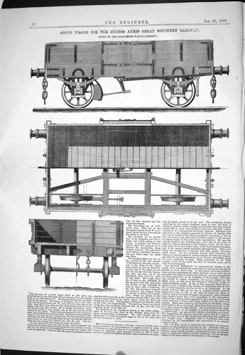 Old 1869 goods wagon - 1869,