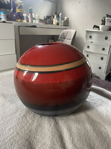 Large red brown and green - and,