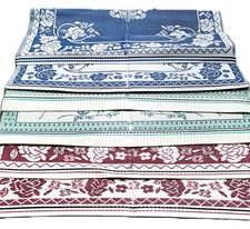 Plastic straw rug - plastic,