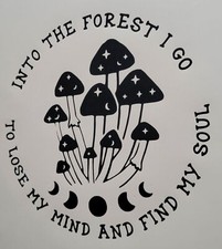 1x Into the Forest I go Decal