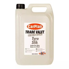 CarPlan Tyre Slik 5 Litre Instant Tyre Shine & Tyre Dressing  Spray Brush On