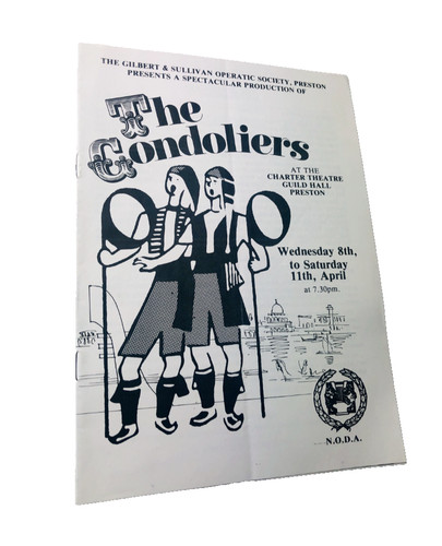 Theatre program the gondoliers - theatre,