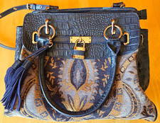 Sharif 1827 Large Blue Handbag