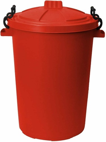 25l 50l plastic dustbin - plastic, waste