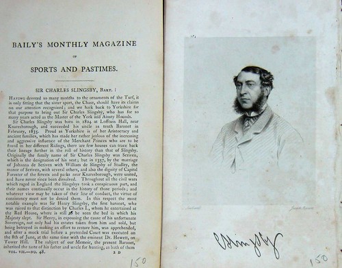 Original old antique print - old,