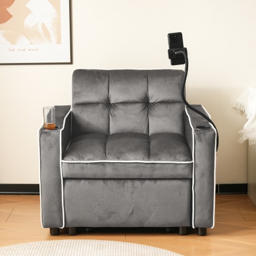 Expandable single sofa - 3-in-1,