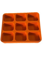 Nespresso Barista Ice Tray Federico Peri Orange Ice Cube Silicone 4.6”x6”