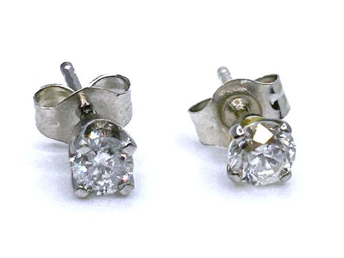 Carats diamond earrings - 0.25,