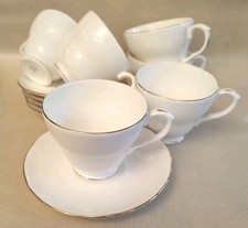 6 x Duchess Bone China  White